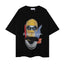 IH NOM UH NIT Yellow Mask Brushstroke Tee - Black