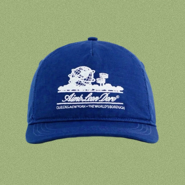 Aimé Leon Dore World Graphic Hat - Royal Blue Hover Image