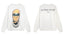 IH NOM UH NIT Yellow Mask Cuban Link Sweatshirt - Off-White