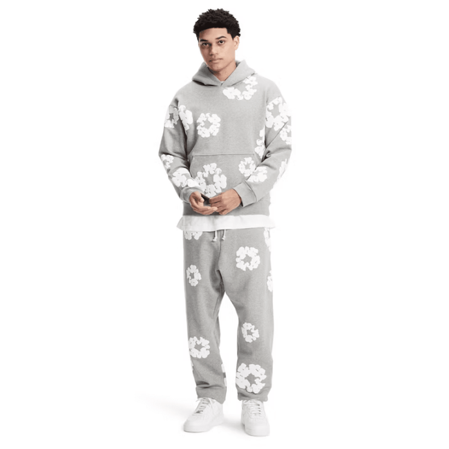 Denim Tears Sweatpants Grey Cotton Wreath Main Image