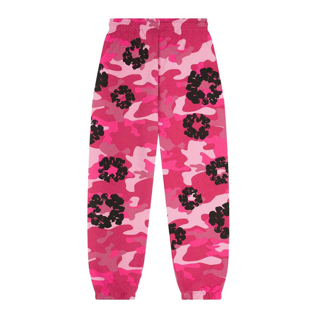 Denim Tears Wreath Sweatpant 'Pink Camo' Main Image