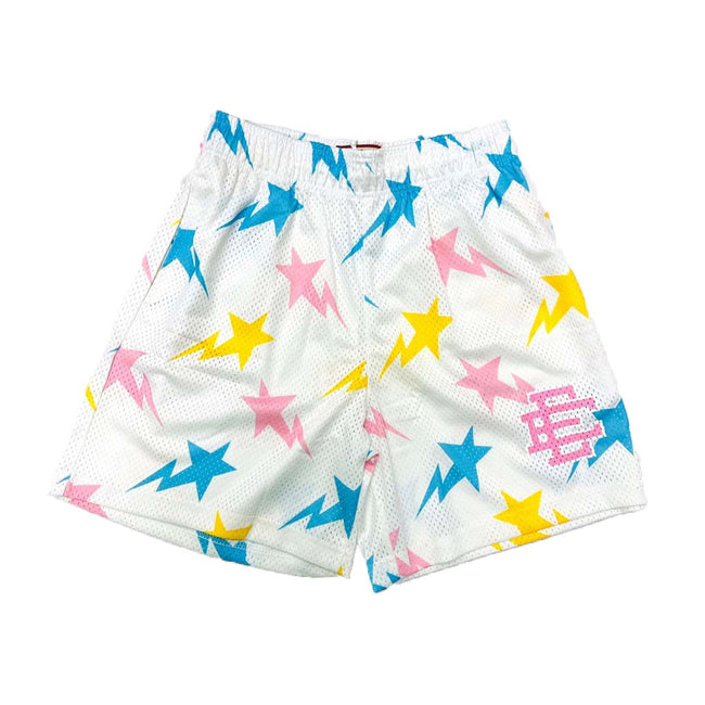Eric Emanuel x BAPE EE Basic Short White Cotton Candy Hover Image